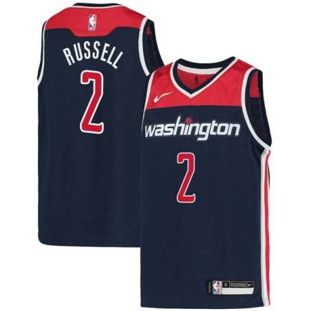 Navy Bryon Russell Wizards Twill Jersey