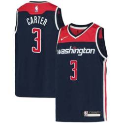 Navy Fred Carter Wizards Twill Jersey