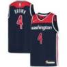 Navy Lewis Brown Wizards Twill Jersey