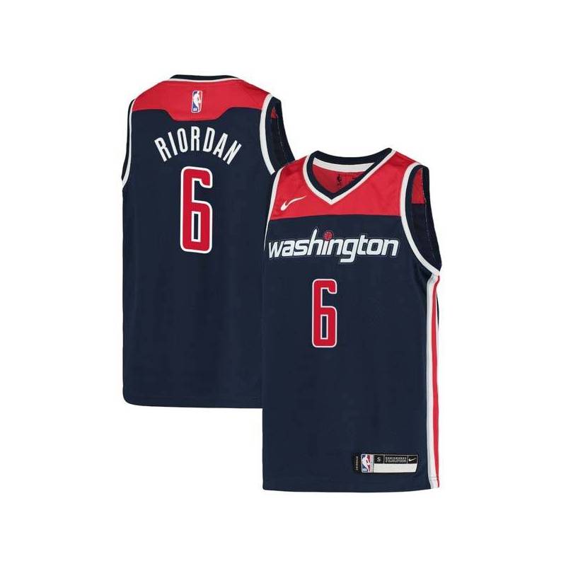 Navy Mike Riordan Wizards Twill Jersey