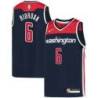 Navy Mike Riordan Wizards Twill Jersey