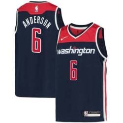 Navy Alan Anderson Wizards Twill Jersey