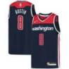 Navy Isaac Austin Wizards Twill Jersey