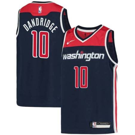 Navy Bob Dandridge Wizards Twill Jersey