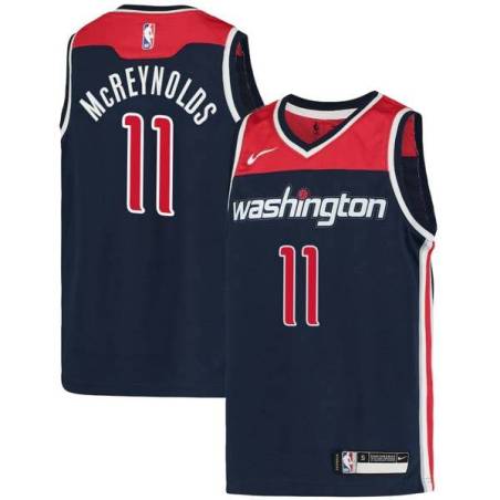 Navy Thales McReynolds Wizards Twill Jersey