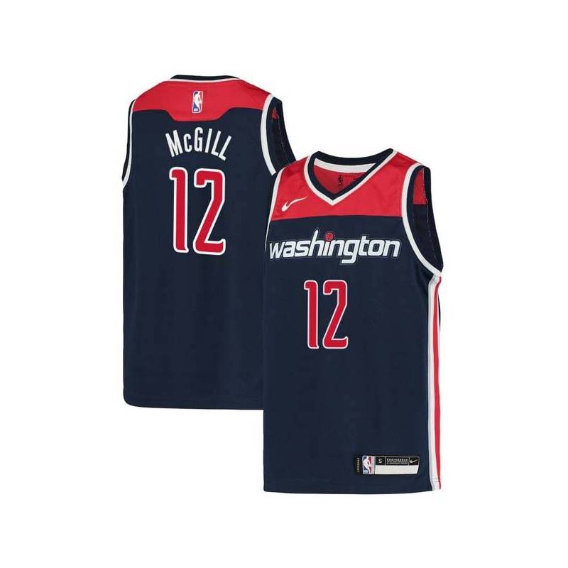 Navy Bill McGill Wizards Twill Jersey