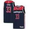 Navy Barry Orms Wizards Twill Jersey