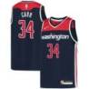 Navy Austin Carr Wizards Twill Jersey