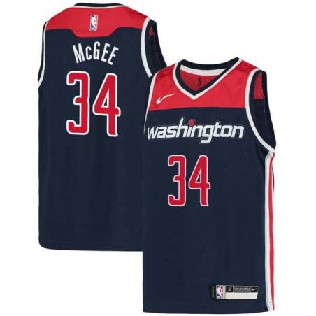 Navy JaVale McGee Wizards Twill Jersey