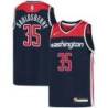 Navy Woody Sauldsberry Wizards Twill Jersey