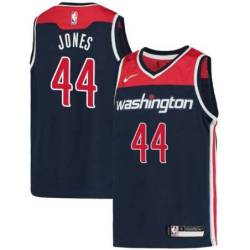 Navy Anthony Jones Wizards Twill Jersey