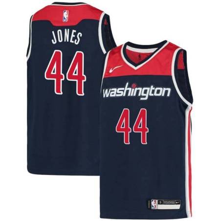 Navy Anthony Jones Wizards Twill Jersey