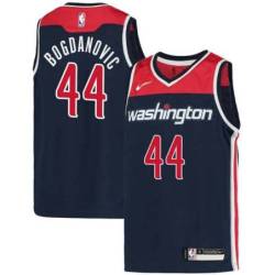 Navy Bojan Bogdanović Wizards Twill Jersey