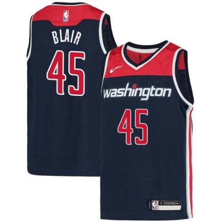 Navy DeJuan Blair Wizards Twill Jersey