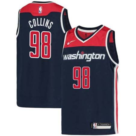 Navy Jason Collins Wizards Twill Jersey