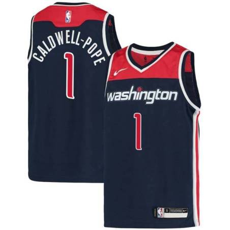 Navy Kentavious Caldwell-Pope Wizards Twill Jersey