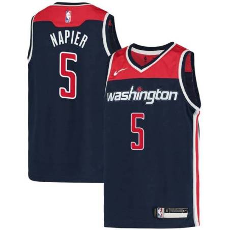 Navy Shabazz Napier Wizards Twill Jersey