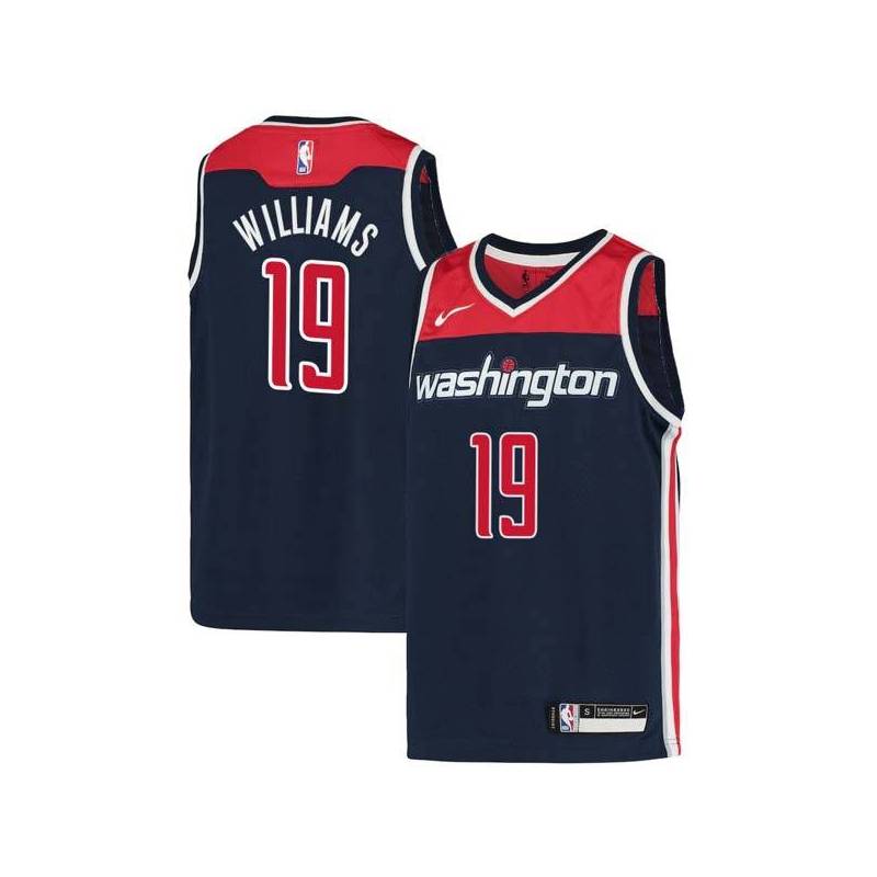 Navy Johnathan Williams Wizards Twill Jersey