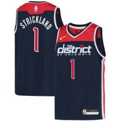 Navy2 Rod Strickland Wizards Twill Jersey