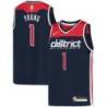 Navy2 Nick Young Wizards Twill Jersey