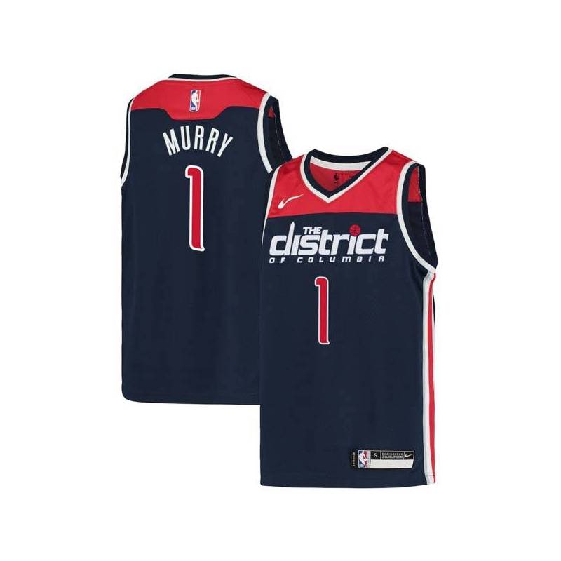 Navy2 Toure' Murry Wizards Twill Jersey