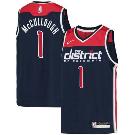 Navy2 Chris McCullough Wizards Twill Jersey