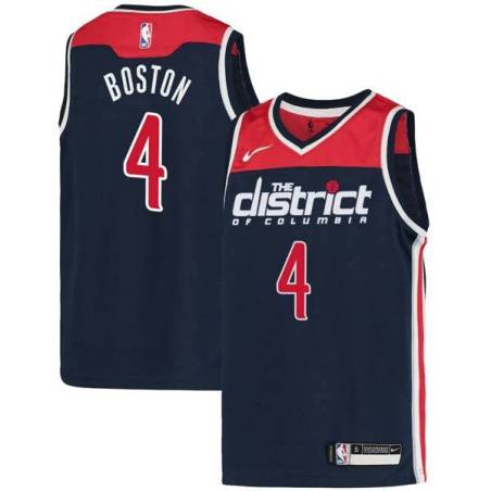 Navy2 Lawrence Boston Wizards Twill Jersey