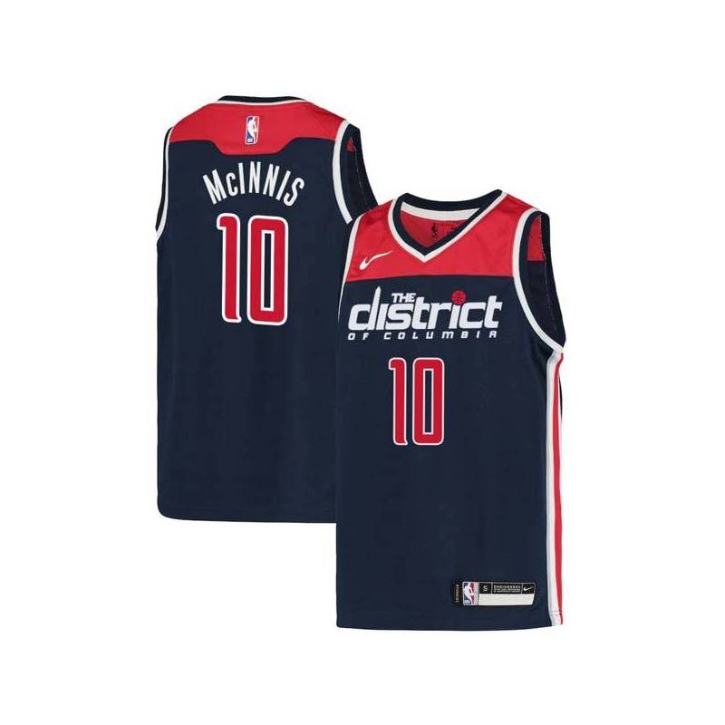 Navy2 Jeff McInnis Wizards Twill Jersey