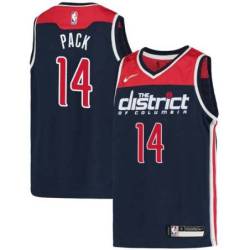 Navy2 Robert Pack Wizards Twill Jersey