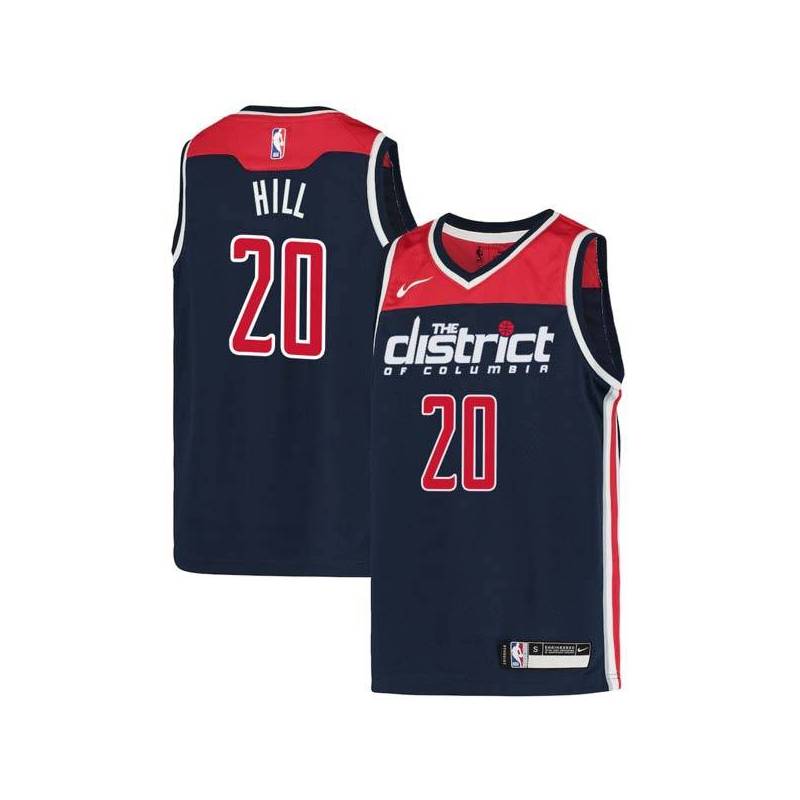 Navy2 Gary Hill Wizards Twill Jersey