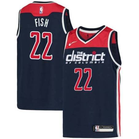 Navy2 Matt Fish Wizards Twill Jersey