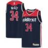 Navy2 JaVale McGee Wizards Twill Jersey