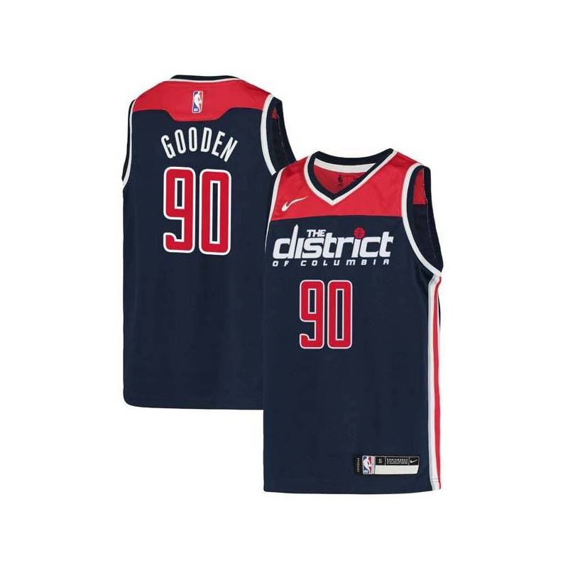 Navy2 Drew Gooden Wizards Twill Jersey