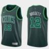Dark Green 2020-2021 Earned Oshae Brissett Celtics #12 Twill Jersey