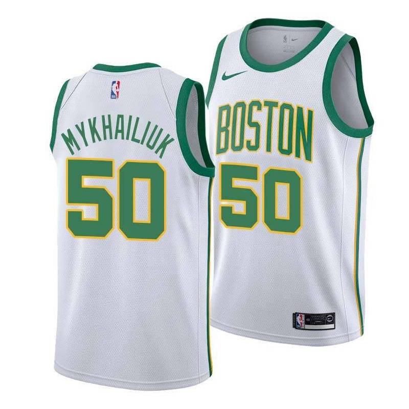 2018-19City Svi Mykhailiuk Celtics #50 Twill Jersey