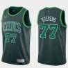 Dark Green 2020-2021 Earned Lamar Stevens Celtics #77 Twill Jersey
