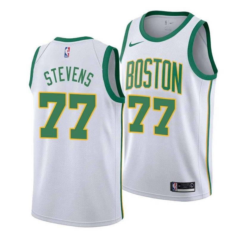 2018-19City Lamar Stevens Celtics #77 Twill Jersey