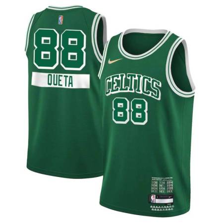 2021-22 City Neemias Queta Celtics #88 Twill Jersey