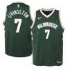 Green Color Twill Chris Livingston Bucks Jersey #7 PayPal/Credit Card