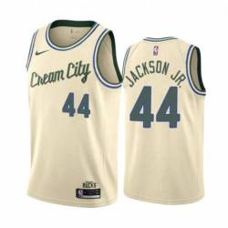 Cream_City Twill Andre Jackson Jr. Bucks Jersey #44 PayPal/Credit Card