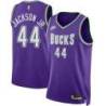 Purple Classic Twill Andre Jackson Jr. Bucks Jersey #44 PayPal/Credit Card