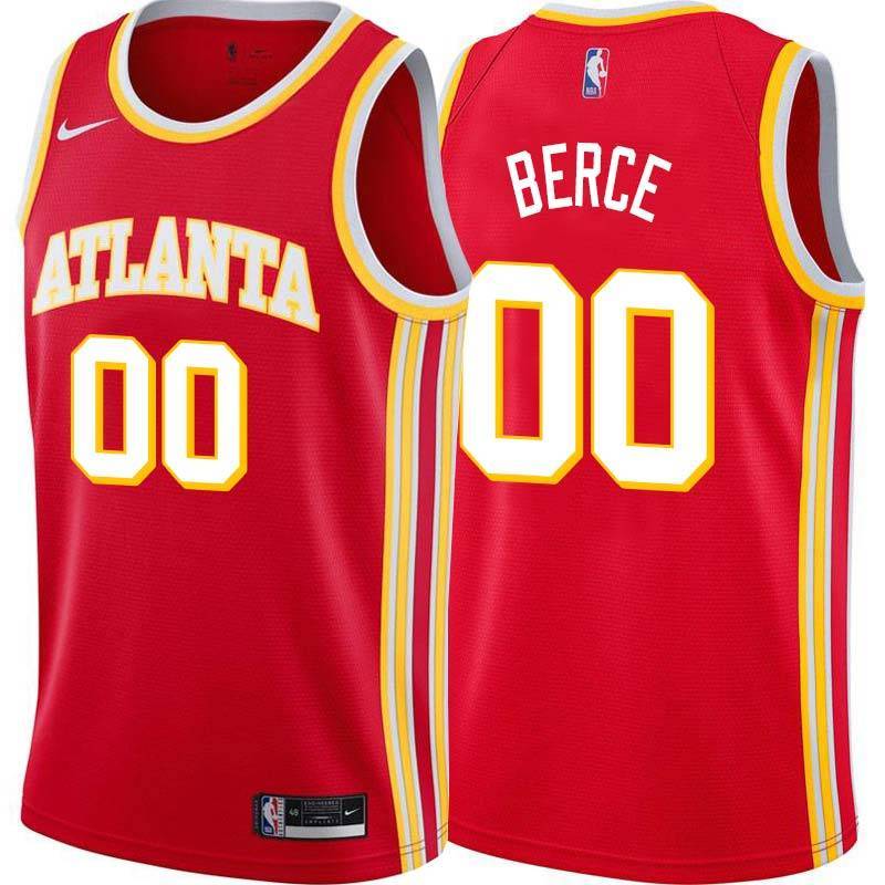 Torch_Red Gene Berce Hawks Twill Jersey Atlanta #00