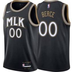 Black_City Gene Berce Hawks Twill Jersey Atlanta #00