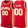 Torch_Red Elmer Behnke Hawks Twill Jersey Atlanta #00