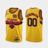 Yellow_City George Feigenbaum Hawks Twill Jersey Atlanta #00