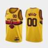 Yellow_City Eddie Miller Hawks Twill Jersey Atlanta #00