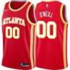 Torch_Red Mike O'Neill Hawks Twill Jersey Atlanta #00