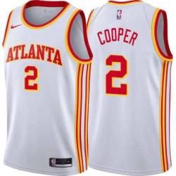 White Sharife Cooper Hawks Twill Jersey Atlanta #2