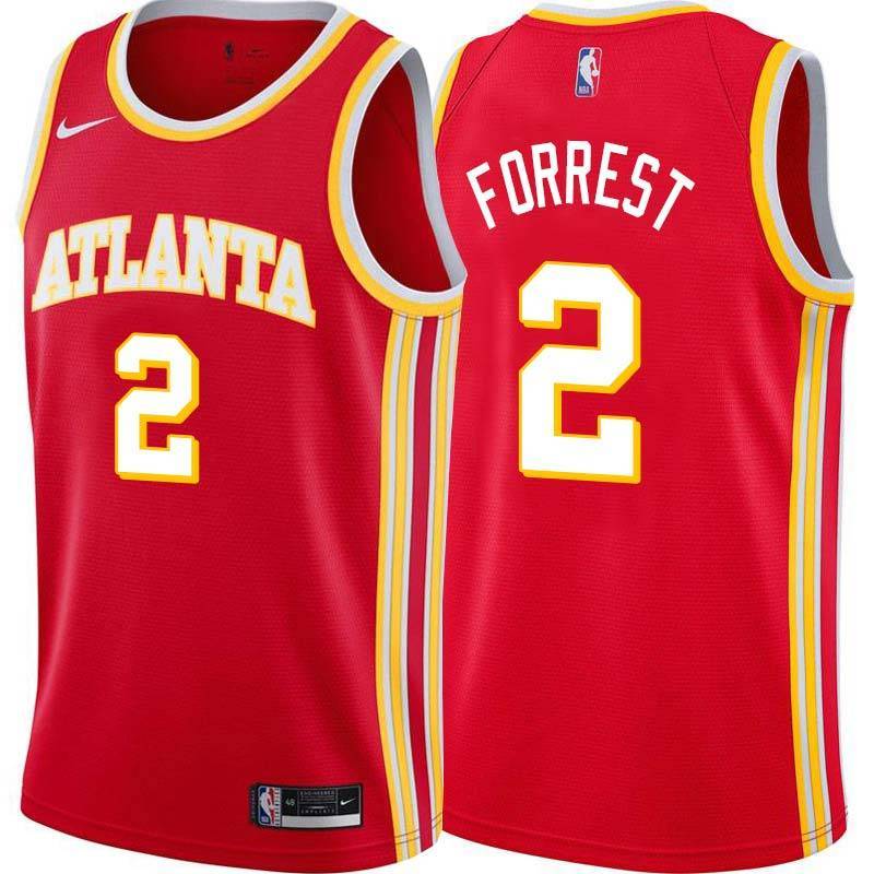 Torch_Red Trent Forrest Hawks Twill Jersey Atlanta #2