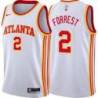 White Trent Forrest Hawks Twill Jersey Atlanta #2